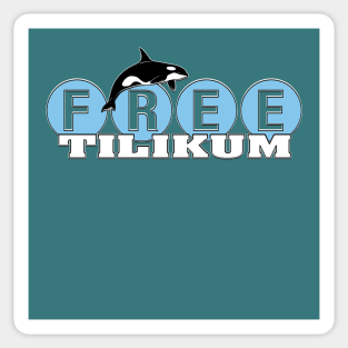 FREE TILLY Killer Whale Conservation Sticker